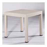 Sandalie Rattan Cappucino 80x80 cm Bahçe Masa