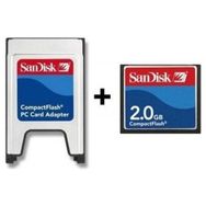 Sandisk 2 GB Compact Flash Hafıza Kartı ve PCMCIA