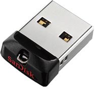 Sandisk Cruzer Fit SDCZ33-032G-B35 32GB Flash Bellek