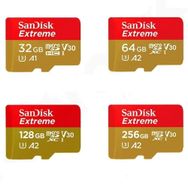 Sandisk Extreme 32 GB 64 GB 128 GB 256 GB Micro SD 4K Hafıza Kartı