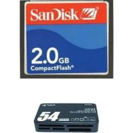 Sandisk USB 2.0 CF Kart Okuyucu 2 GB Compact Flash Hafıza Kartı