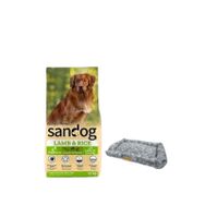 Sandog Premium Lamb Rice 15 kg Yavru Köpek Maması + Mini Small Colours Yatak