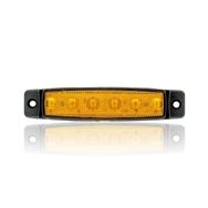 Sanel SBB12Y6 Sarı 12V Üniversal Parmak 6 Led Basamak