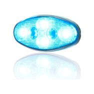 Sanel SBE24B6 Dış Mekan Uyumlu Mavi 24V Üniversal Elips 6 Led Aydınlatma