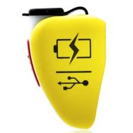 Sanel SUC5BYR Stop Butonlu Küpteşte Montajlı Çift Çıkışlı Usb Şarj