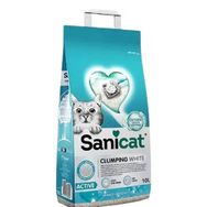 Sanicat 10 lt Active Marsilya Sabunu Kokulu İnce Taneli Topaklanan Kedi Kumu
