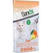 Sanicat Duo Mandalina ve Vanilyalı Doğal 2x10 lt Kedi Kumu