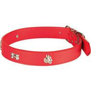 Sanlian 2,0 cm x 45 cm Köpekler İçin Pati-Kemik Desenli Boyun Tasması