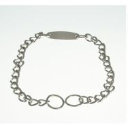 Sanlian 510-6606 1,6 mm x 30 cm Köpekler İçin İsimlikli Zincir Tasma