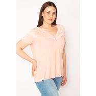 Şans 26A32951 Somon Kadın Bluz