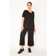 Şans 65N32939 Siyah Kadın Pantolon