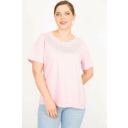 Şans 65N35927 Pembe Kadın Bluz