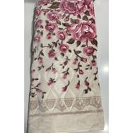 Sarar Buket Krem Çift Kişilik Battaniye