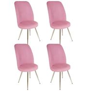 Saray 4 Adet - Pembe Sandalye
