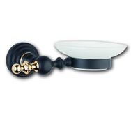 Saray Banyo Artemis Siyah Gold Sabunluk