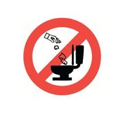 Saray Tuvalate Çöp Atmayınız Sticker
