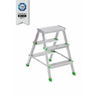 Saraylı 3+3 Basamak Metal Çift Çıkışlı Merdiven