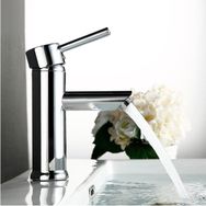 Sardıcı Krom Kaplama Çift Su Girişli Yüksek Model Lavabo Bataryası