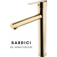 Sardıcı PRA-8895953-2298 Çanak Altın Lavabo Bataryası