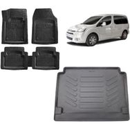 Sare Tuning Citroen Berlingo 2013 Model 3d Bagaj Havuzu ve 4D Luxury Havuzlu Paspas
