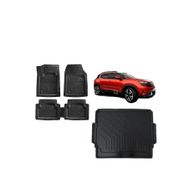 Sare Tuning Citroen C5 Aircross 2016 Model Üst Kademe 3d Bagaj Havuzu ve 4D Luxury Siyah Havuzlu Paspas