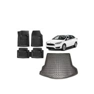 Sare Tuning Focus 3.5 Sedan 2015 Model Uyumlu Bagaj Havuzu ve 4D Luxury Havuzlu Paspas