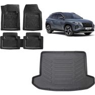 Sare Tuning Hyundai Tucson 2023 Model 3d Bagaj Havuzu ve 4D Luxury Havuzlu Paspas