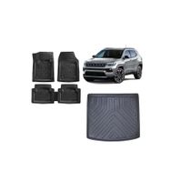 Sare Tuning Jeep Compass 2022 Model 3d Bagaj Havuzu ve 4D Luxury Havuzlu Paspas