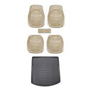 Sare Tuning Kia Cerato 2004-2008 Max Uyumlu Bej Havuzlu Paspas ve 3D Bagaj Havuzu