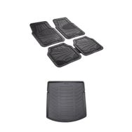 Sare Tuning Kia Cerato 2004-2008 Uyumlu 3D Bagaj Havuzu ve Lüx Dekoratif Paspas