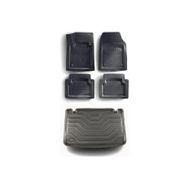 Sare Tuning Mercedes C Seri W204 2007 Uyumlu -13 Plastik Setli 4d Kutulu Paspas ve 3d Bagaj Havuzu