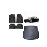Sare Tuning Mercedes C Seri W204 2010 Model Plastik Setli Bagaj Havuzu ve 4D Luxury Havuzlu Paspas