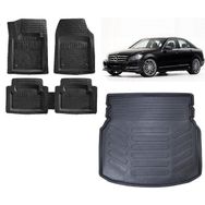 Sare Tuning Mercedes C Serisi W204 2013 Model Rampalı Bagaj Havuzu ve 4D Luxury Havuzlu Paspas