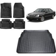 Sare Tuning Mercedes E Serisi W210 2001 Model 3d Uyumlu Bagaj Havuzu ve 4D Luxury Havuzlu Paspas
