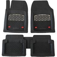 Sare Tuning Mitsubishi L200 Araca Uyumlu Krom Karbon Derin Havuzlu Siyah Oto Paspas Takımı