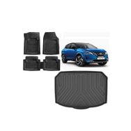 Sare Tuning Nissan Qashqai 2023 Model 3d Alt Kademe Bagaj Havuzu ve 4D Luxury Havuzlu Paspas