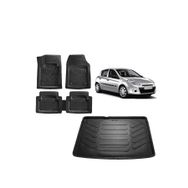 Sare Tuning Renault Clio 3 2012 Model Kancalı Siyah Bagaj Havuzu ve 4D Luxury Havuzlu Paspas