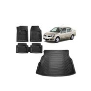 Sare Tuning Renault Symbol 2003 Model Uyumlu 3d Bagaj Havuzu ve 4D Luxury Havuzlu Paspas