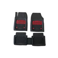 Sare Tuning Smart Forfour Araca Uyumlu Krom Kırmızı Derin Havuzlu Siyah Oto Paspas Takımı