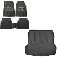 Sare Tuning Smart Forfour Elektrikli 4 Kapı 2014 Sonrası 3D Bagaj Havuzu ve Krom Karbon Paspas