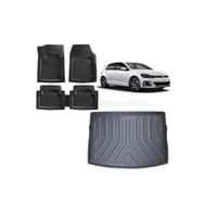 Sare Tuning Volkswagen Golf 7 3d Bagaj Havuzu ve 4D Luxury Havuzlu Paspas