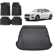 Sare Tuning Volvo S60 2013 Uyumlu Model 3d Bagaj Havuzu ve 4D Luxury Havuzlu Paspas