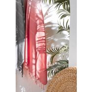 Sarev Lemaris Pembe %100 Pamuk Plaj Havlusu 80 160 Cm