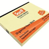 Sarff 100x75 mm 100 Yaprak Sarı Yapışkanlı Not Kağıdı