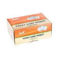 Sarff 11.5x16 cm 100 Adet Dikey Şeffaf Kart Poşeti