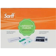 Sarff 125 Mikron A5 Pvc 100'lü Paket Laminasyon Filmi
