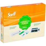 Sarff 150 Mikron Şeffaf A5 100 Adet Laminasyon Filmi