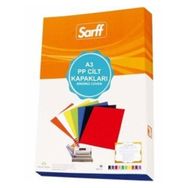 Sarff 15201004 A4 100 Adet Buzlu Şeffaf Cilt Kapağı