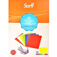 Sarff 15201017 100'lü A4 Pvc Cilt Kapaği Sari 160 Micron