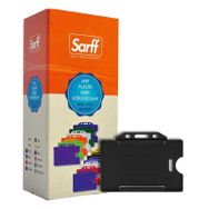 Sarff 15323012 50'li Siyah Sert Kart Kabı